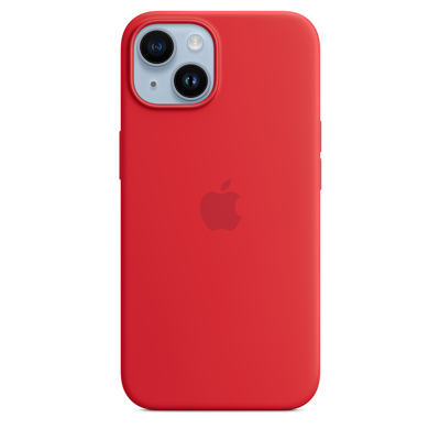 Afbeelding van Apple Silicome Case + MS iPhone 14 (PRODUCT)RED