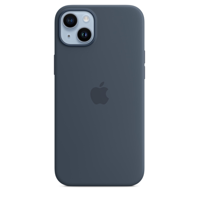 Afbeelding van Apple Silicome Case + MS iPhone 14 Plus Storm Blue