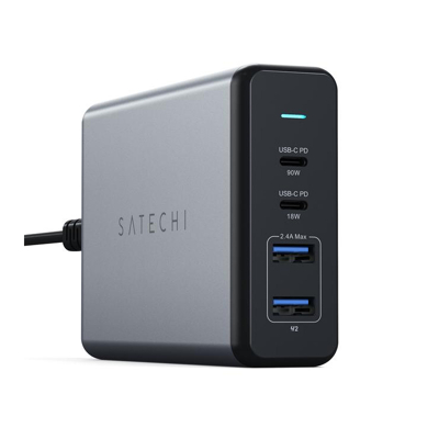 Afbeelding van Satechi Dual Pro USB C PD reislader (108W)