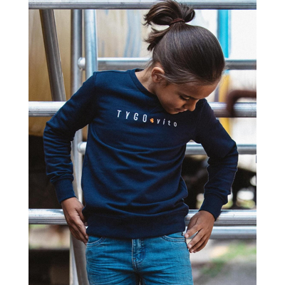 Afbeelding van Tygo &amp; Vito jongens Trui / Sweater donker Blauw
