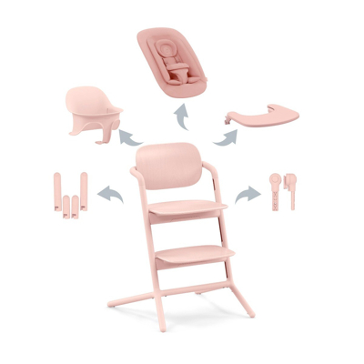 Afbeelding van Cybex LEMO 4 in 1 Kinderstoel Pearl Pink