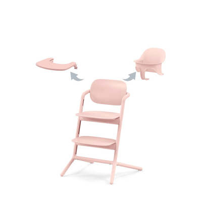 Afbeelding van Cybex LEMO 3 in 1 Kinderstoel Pearl Pink