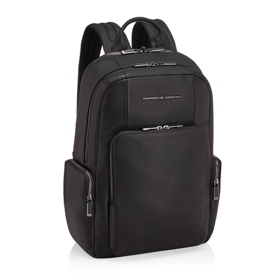 Afbeelding van Porsche Design Roadster Leather backpack M1 black Laptoptas