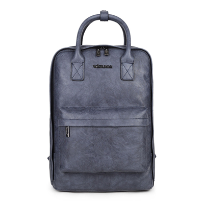 Afbeelding van PU trendy rugzak backpack AMALIA Donker blauw
