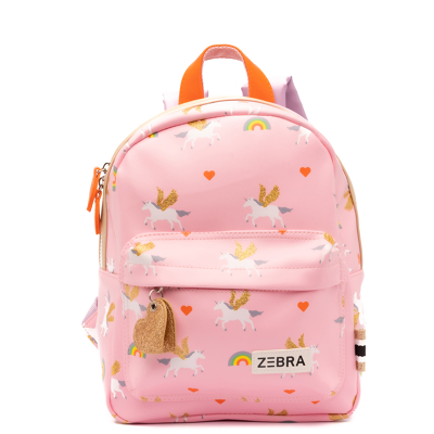 Afbeelding van Zebra Trends Girls Rugzak S Unicorn Love pink II Kindertas Schooltas