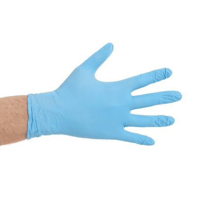 Afbeelding van Wegwerp Handschoenen Blauw Soft Nitril 100st. Maat XL