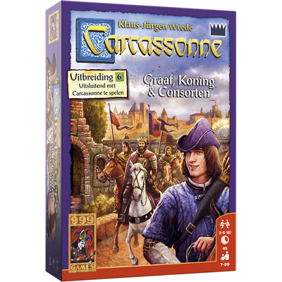 Afbeelding van Carcassonne: Graaf, Koning en Consorten (NL)