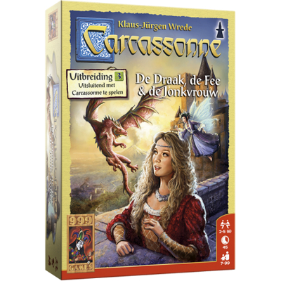 Afbeelding van Carcassonne: de Draak, Fee &amp; Jonkvrouw (NL)