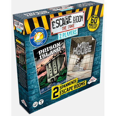Afbeelding van Escape Room: The Game 2 Players: Prison Island &amp; Mad House (NL)