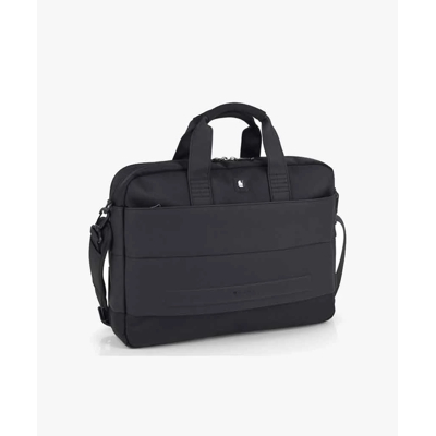 Afbeelding van CAPITAL 2 vaks laptoptas briefcase zwart