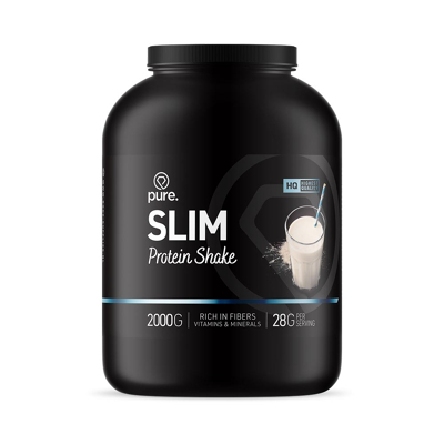 Afbeelding van PURE Slim Protein shake (Afslank Eiwitten Shake) 2000gr Aardbei