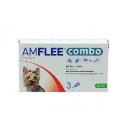Afbeelding van Amflee Combo Spot on Hond 67 mg, 2 10 kg 3 pipetten