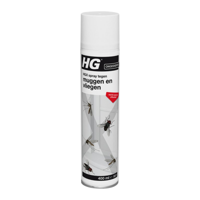 Afbeelding van HGX spray tegen vliegen en muggen 400 ml