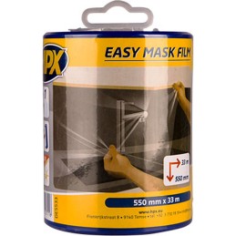Afbeelding van HPX Easy Mask Film + Dispenser 550MM x 33MTR Schildersbenodigdheden