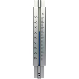 Afbeelding van Design thermometer metaal 29 cm