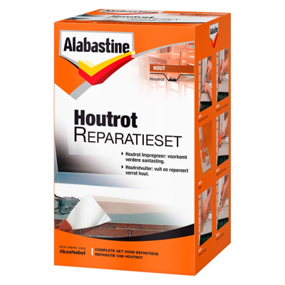 Afbeelding van Alabastine Houtrotvuller Reparatieset 500GR