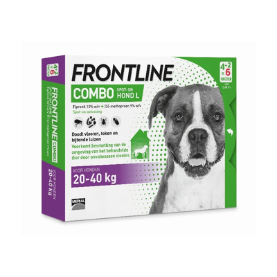 Afbeelding van Frontline combo hond l 20 40 kg 6 pip.