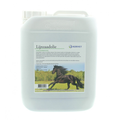 Afbeelding van Agrivet lijnzaadolie paard 5 liter