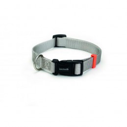Afbeelding van Honden halsband nylon grijs 15x 26 40