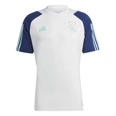 Afbeelding van Adidas Junior Ajax Trainingsshirt 2023 2024 000 Cwhite/clemin