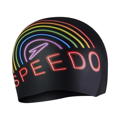 Afbeelding van Speedo Pride Silicone Cap Badmuts Rainbow Badmutsen