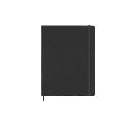 Afbeelding van Moleskine Notitieboek, Ft 19 X 25 Cm, Geruit, Harde Cover, 192 Blad, Zwart Notitieboek