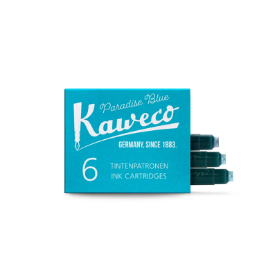 Afbeelding van Inktpatroon Kaweco turquoise doosje à 6 stuks