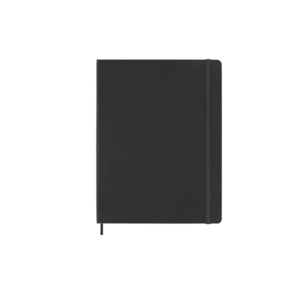 Afbeelding van Notitieboek Moleskine XL 190x250mm blanco hard cover zwart