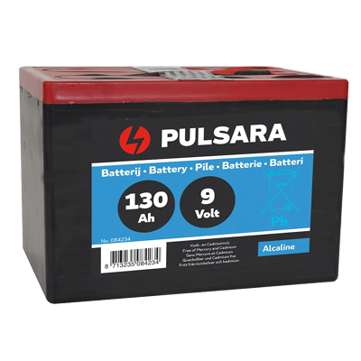 Afbeelding van Pulsara Batterij tbv schrikdraadapparaat 9V/130Ah 084234