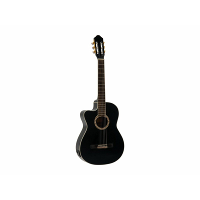 Afbeelding van Dimavery CN 600L Klassieke gitaar Zwart Linkshandig