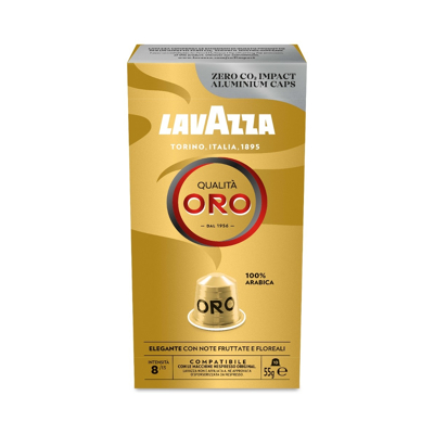 Billede af 10 x pakker Lavazza Qualitá Oro kapsler til Nespresso (100 kapsler)