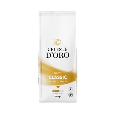 Abbildung von 4,06 Rabatt Celeste d&#039;Oro gemahlen Kaffee Finest Classic 1 stück 500 g