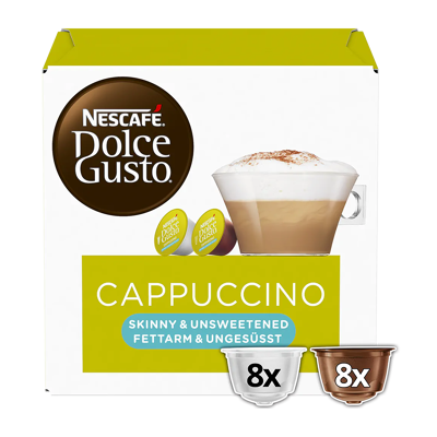 Image de 3,90 de remise 3 unités Nescafé Dolce Gusto Cappuccino Light 16 DG capsules 480 g