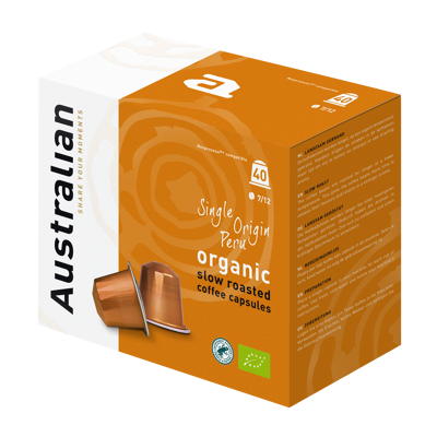Abbildung von 2,16 Rabatt Australian Nespresso Kompatibel Slow roast Single origin Peru (Organic) 1 stück 210 g