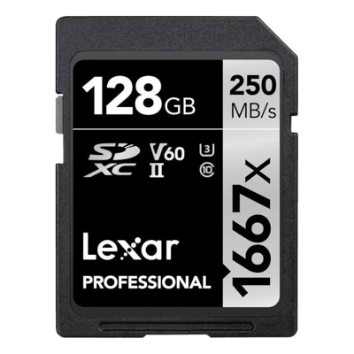 Afbeelding van Lexar SDXC Professional 128GB 1667x UHS II