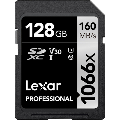 Afbeelding van Lexar SDXC Professional UHS I 1066x 128GB