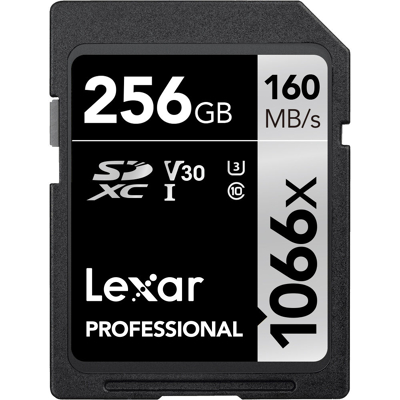 Afbeelding van Lexar SDXC Professional UHS I 1066x 256GB