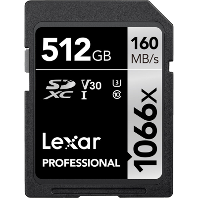 Afbeelding van Lexar SDXC Professional UHS I 1066X 512GB