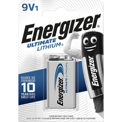Afbeelding van Energizer Lithium Batterij 9V 9 V Ultimate 1 Blister