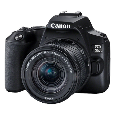 Afbeelding van Canon EOS 250D Zwart + 18 55mm IS STM