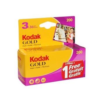 Afbeelding van Kodak Gold 200 GB 135 36 3P