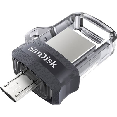 Afbeelding van USB stick 3.0 Sandisk Dual Micro Ultra 32GB