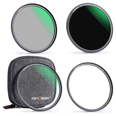 Afbeelding van K&amp;F Concept Magnetic Lensfilter Kit CPL ND UV 82 mm