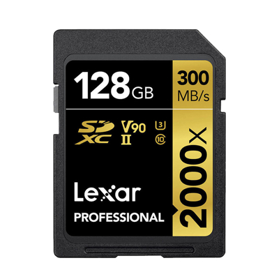 Afbeelding van Lexar SDXC Professional UHS II 2000x 128GB