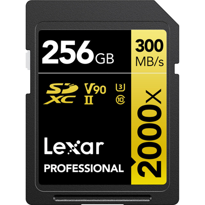 Afbeelding van Lexar SDXC Professional UHS II 2000x 256GB
