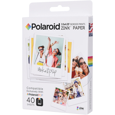 Afbeelding van Polaroid Zink Papier 3.5 X 4.25 Inch 40 Sheets
