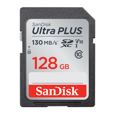 Afbeelding van SanDisk SDXC Elite Ultra Plus 128GB 130MB/s