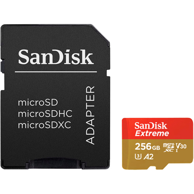 Afbeelding van SanDisk Extreme MicroSDXC 256GB+SD Adapter
