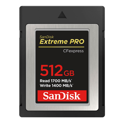 Afbeelding van SanDisk CFexpress Extreme Pro 512GB 1700 / 1400MB/s Type B