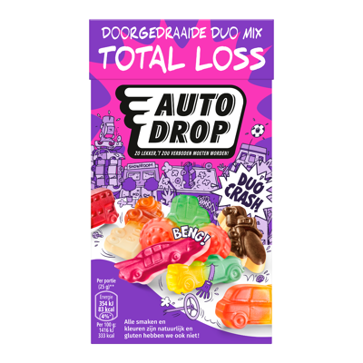 Afbeelding van Autodrop Doorgedraaide Duo Mix Total Loss (280 gram)